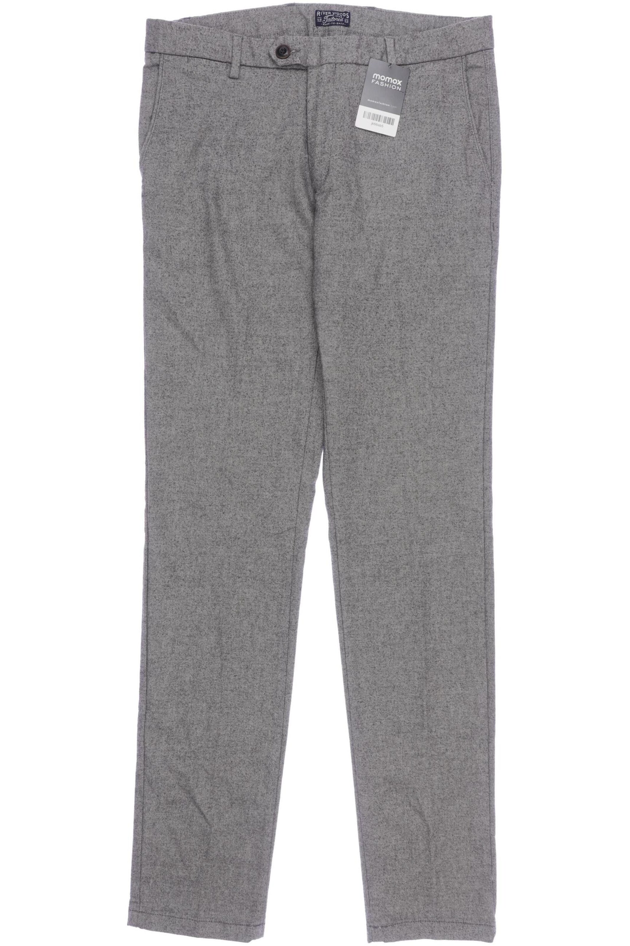River Woods Pants in 35-36 in Grey: front