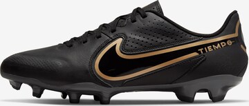 NIKE Soccer Cleats 'Tiempo Legend 9 Academy MG' in Black: front