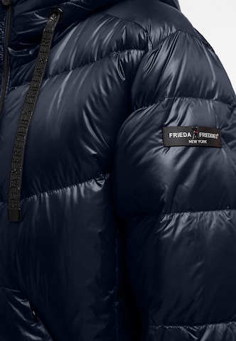 Frieda & Freddies NY Wintermantel 'Twister 2' in Blau