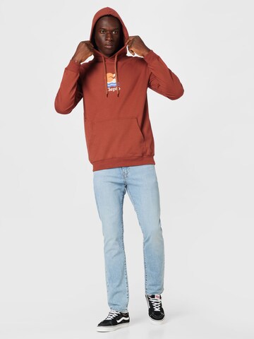 Cleptomanicx Sweatshirt 'Camper Möwe' in Red