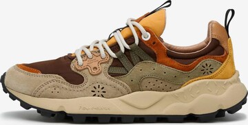 Baskets basses 'YAMANO 3 UNI' Flower Mountain en gris : devant