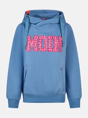 salzhaut Sweatshirt 'Sünn - Moin' in Blauw