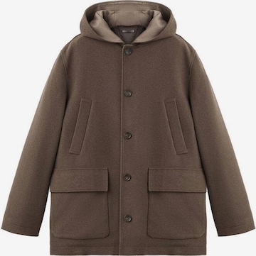 MANGO MAN Mantel 'Sancho' in Braun: Vorderseite