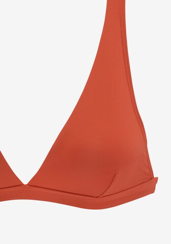 LASCANA - Triangular Top de biquíni 'Pride' em laranja