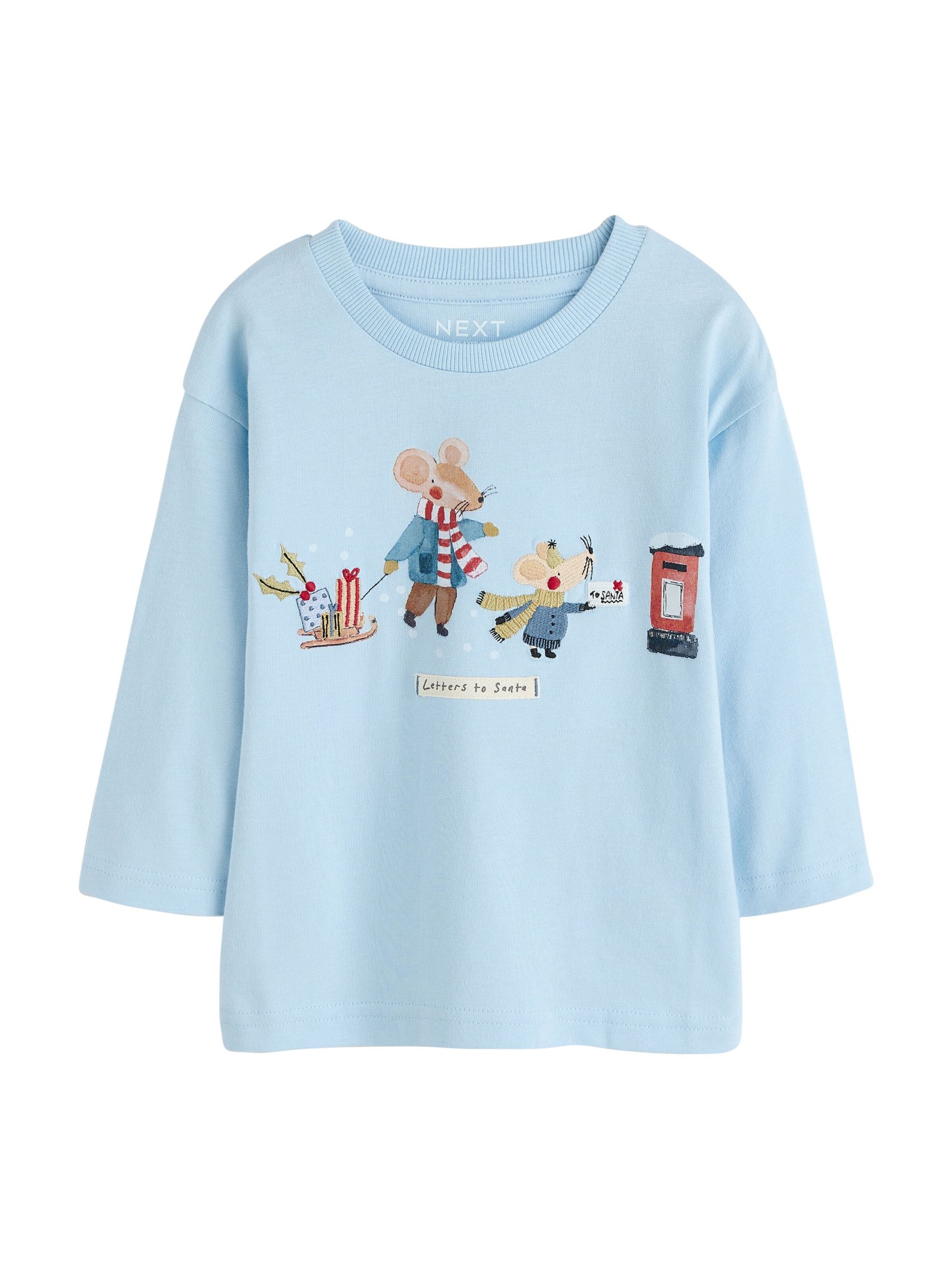 Maglietta di Next in blu: frontale