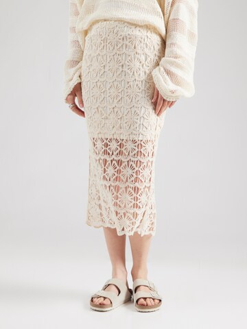 Jupe 'VMTRACY' VERO MODA en blanc : devant