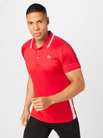 DUNLOP Functioneel shirt in Rood: voorkant