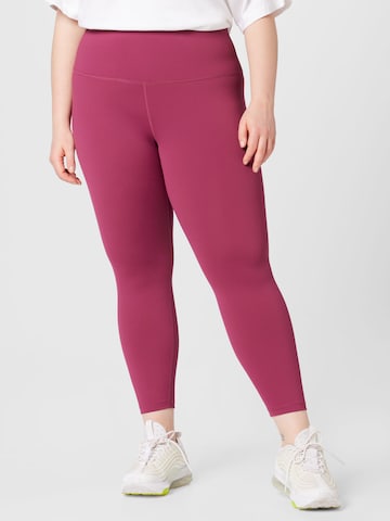 Nike Sportswear Skinny Sportnadrágok - rózsaszín: elől