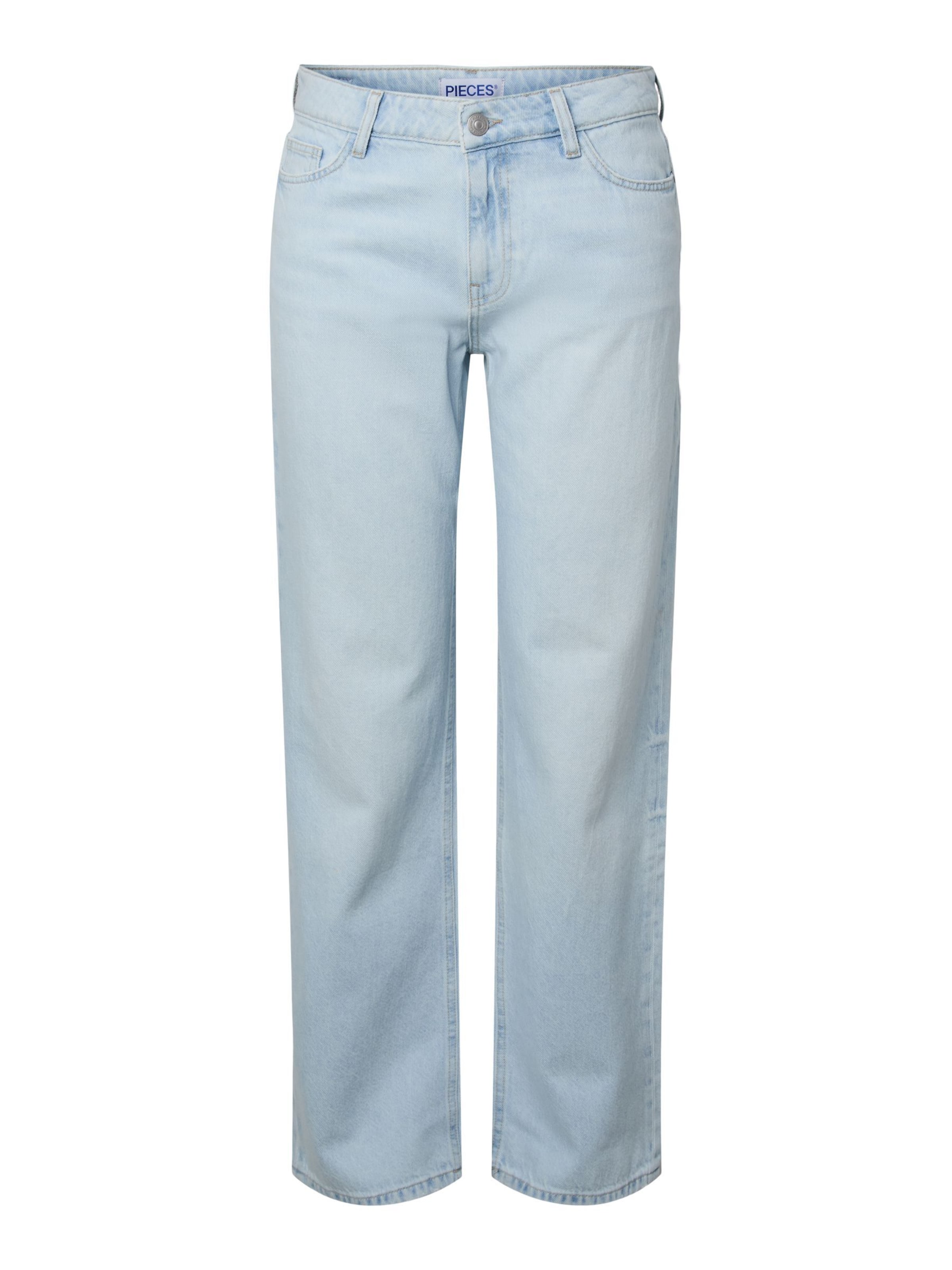 PIECES Jeans 'SKY' in 26/32 in de kleur Lichtblauw, Productweergave