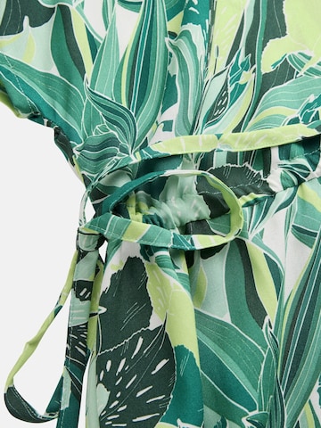 Cellbes of Sweden Kleid aus Viskose mit einem Blumen-Muster in Grün