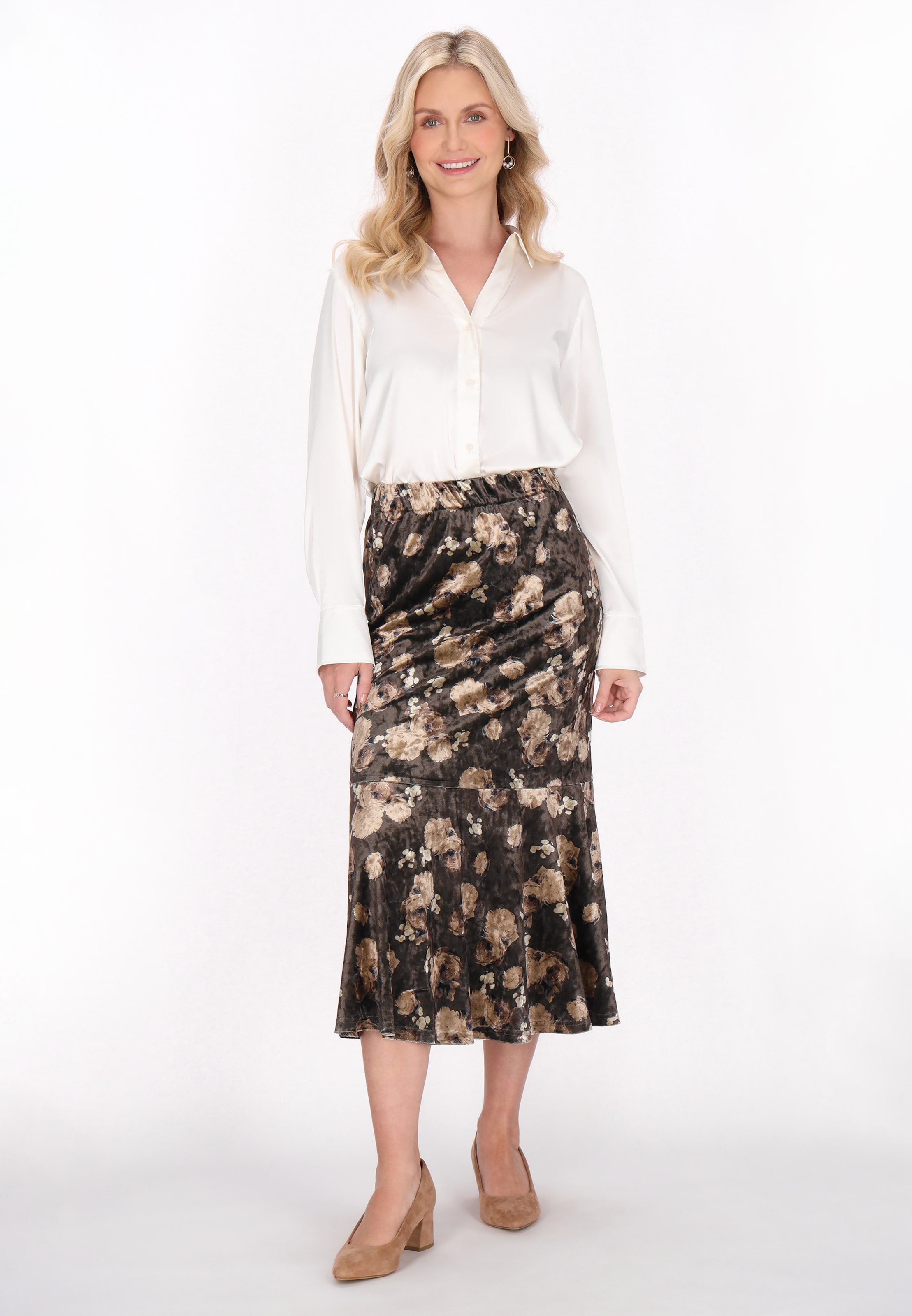 FELIPA Skirt in Brown: front