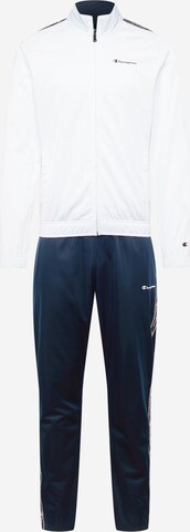 Champion Authentic Athletic Apparel Tracksuit in Blue: front