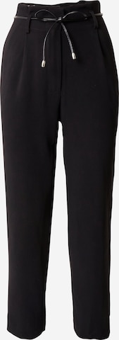 ABOUT YOU Regular Pleat-Front Pants 'Jascha' in Black: front