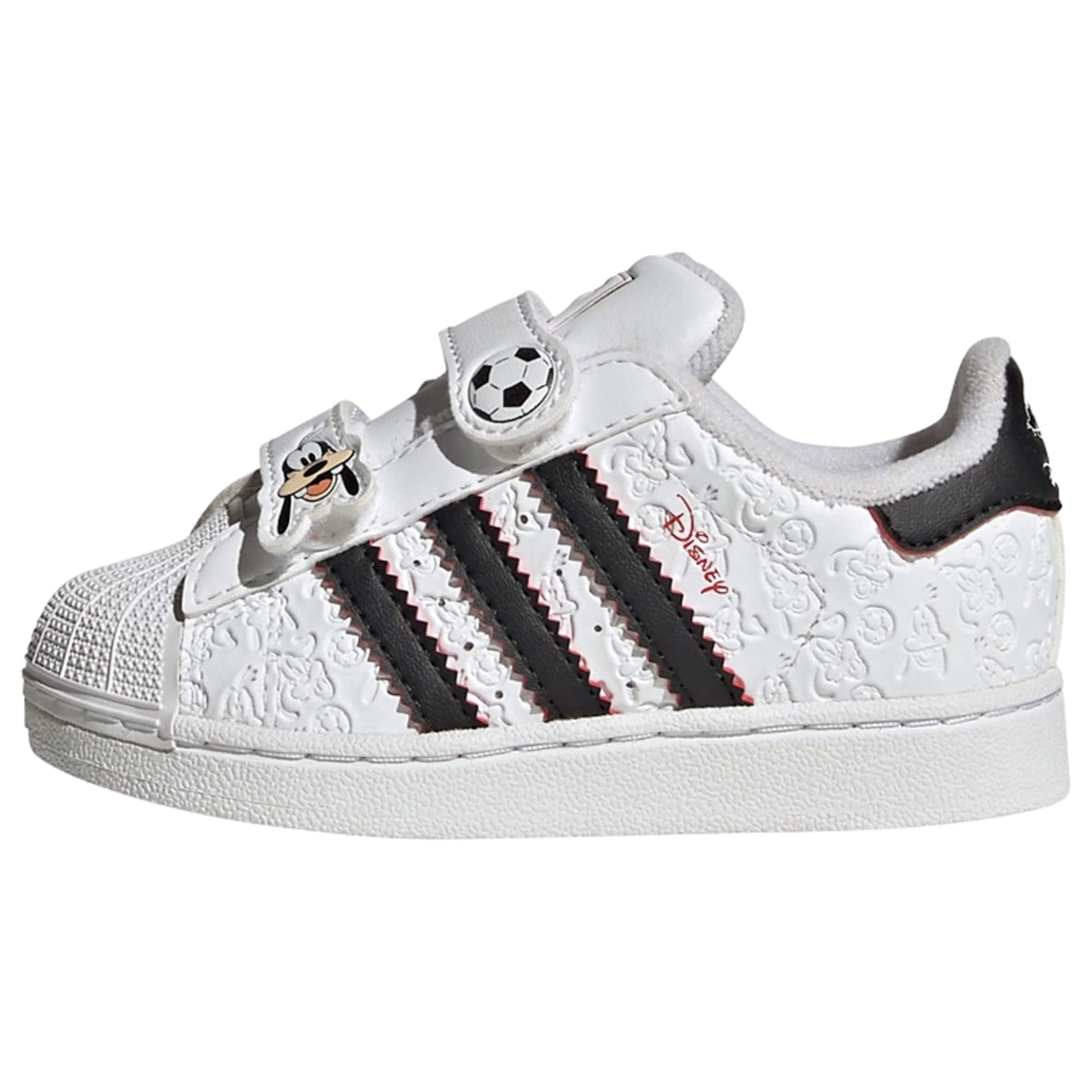 ADIDAS ORIGINALS Sneakers 'Disney Superstar II Comfort Closure' in White: front