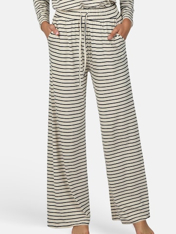 Myjama Pyjamabroek in Wit: voorkant