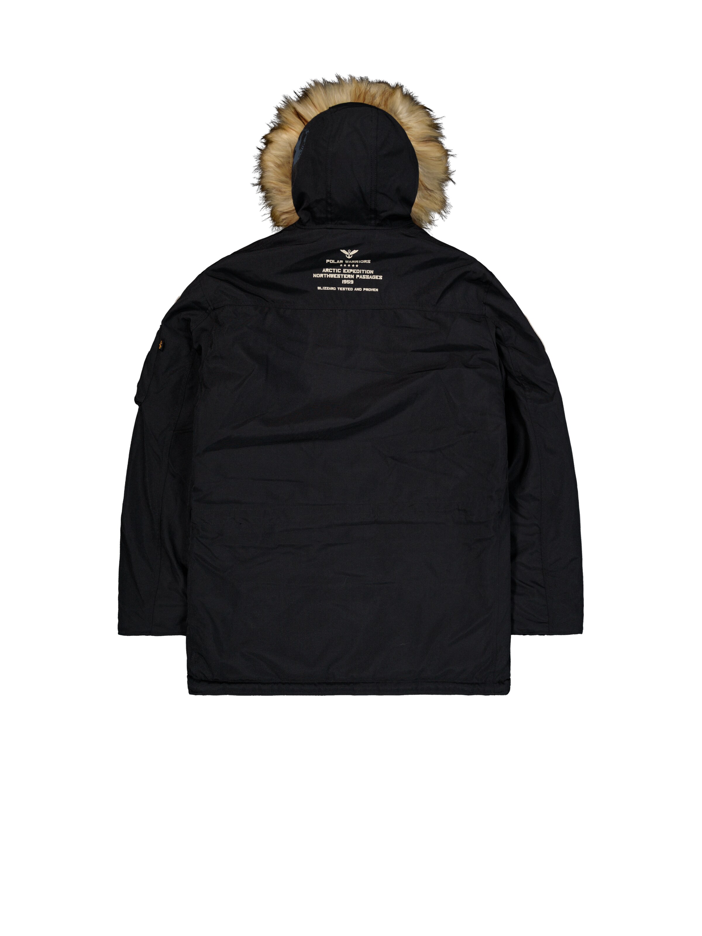 ALPHA INDUSTRIES Winter Jacket 'Polar' in Black
