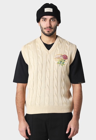 Débardeur 'Florasion' Pas De Monaco en beige : devant