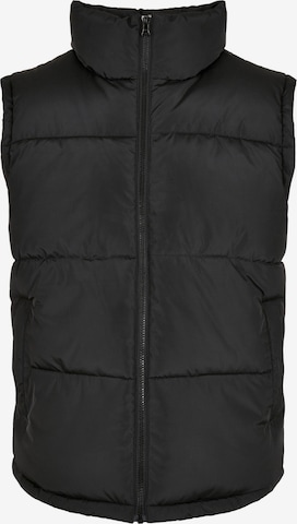 Urban Classics Bodywarmer in Zwart: voorkant