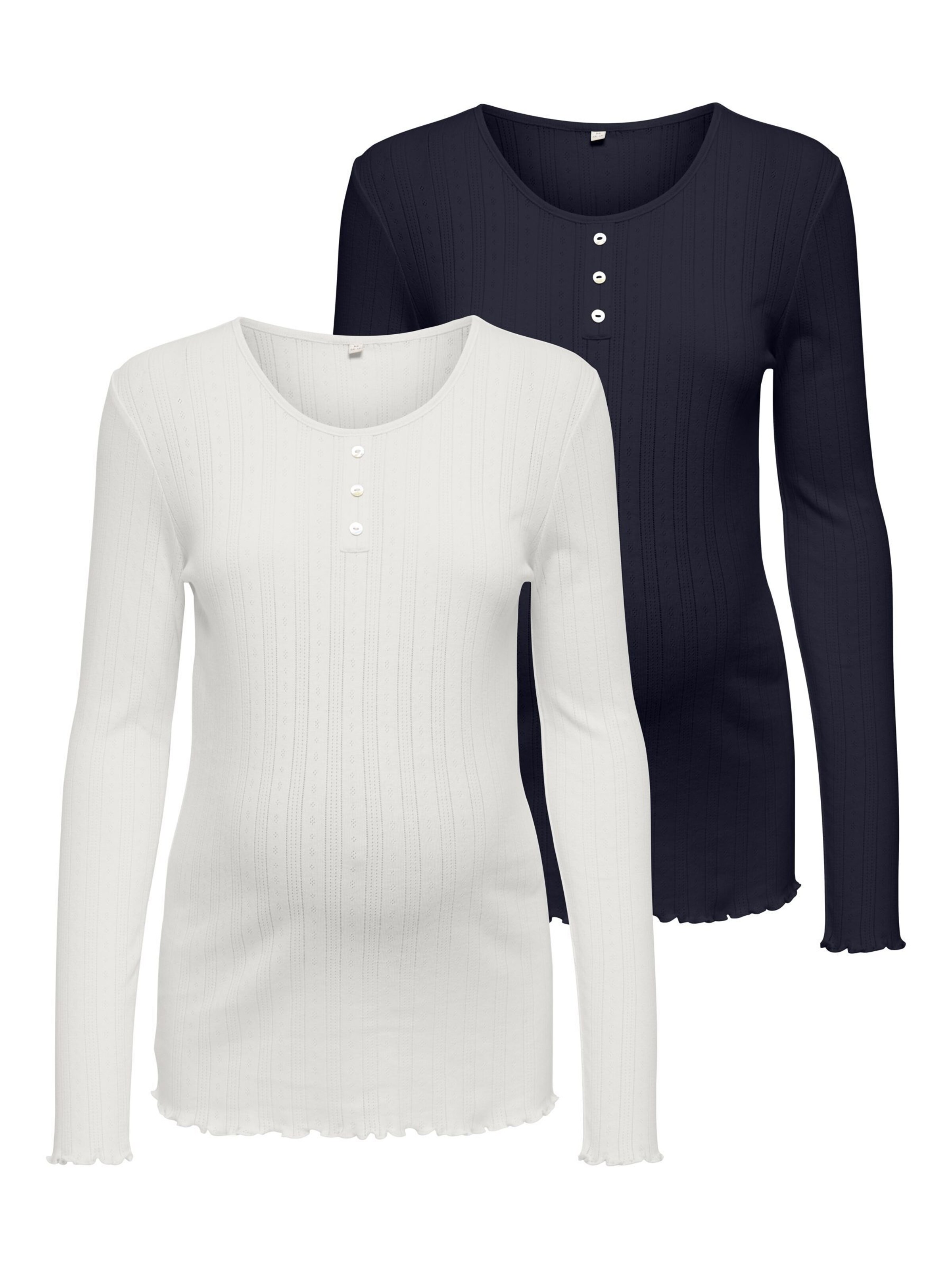 Only Maternity - Camiseta 'OLMVISTA' en azul