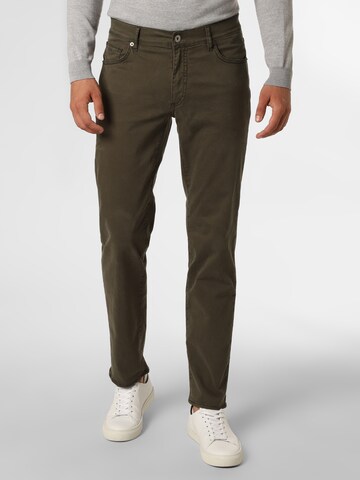 Regular Pantalon 'Cadiz' BRAX en vert : devant