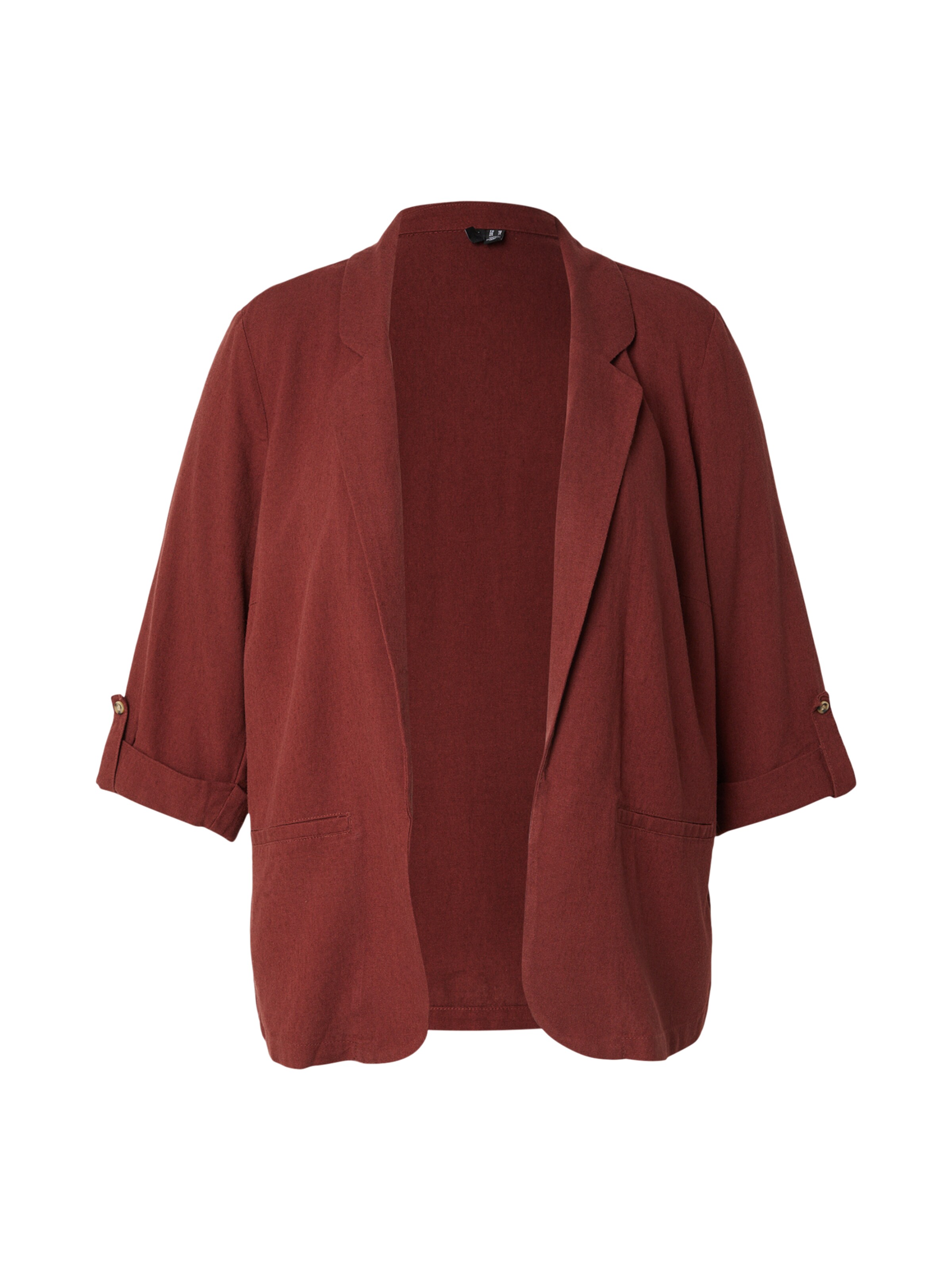 Vero Moda Curve Bleiseri 'VMCJESMILO' värissä karpalo, Tuotenäkymä