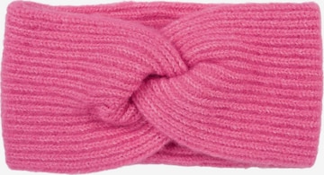 styleBREAKER Headband 'Strick Stirnband Rippenmuster Twist Knoten' in Pink: front