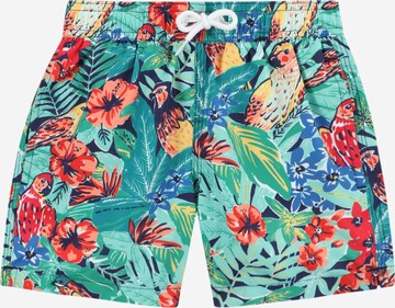 Hackett London Badeshorts 'HAWAIIAN' in Mischfarben: predná strana