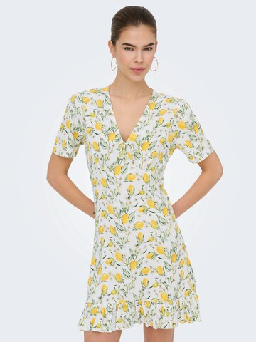 ONLY Рокля 'ONLMOLLY' в бяло