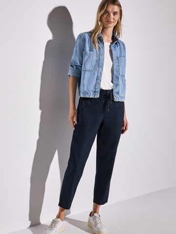 STREET ONE Regular Trousers 'Bonny' in Blue