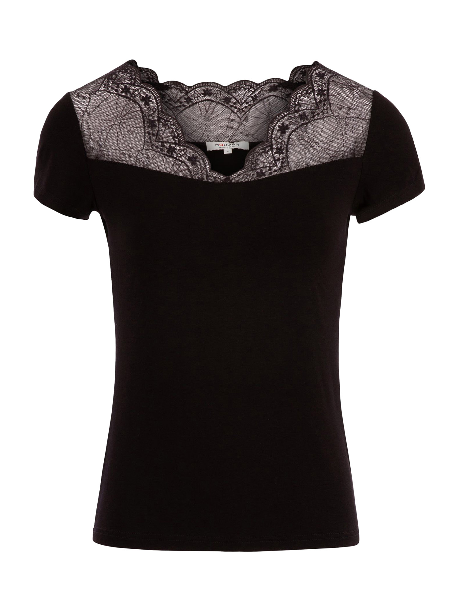 Odzież Koszulki & topy Morgan Koszulka LARY w kolorze Czarnym 