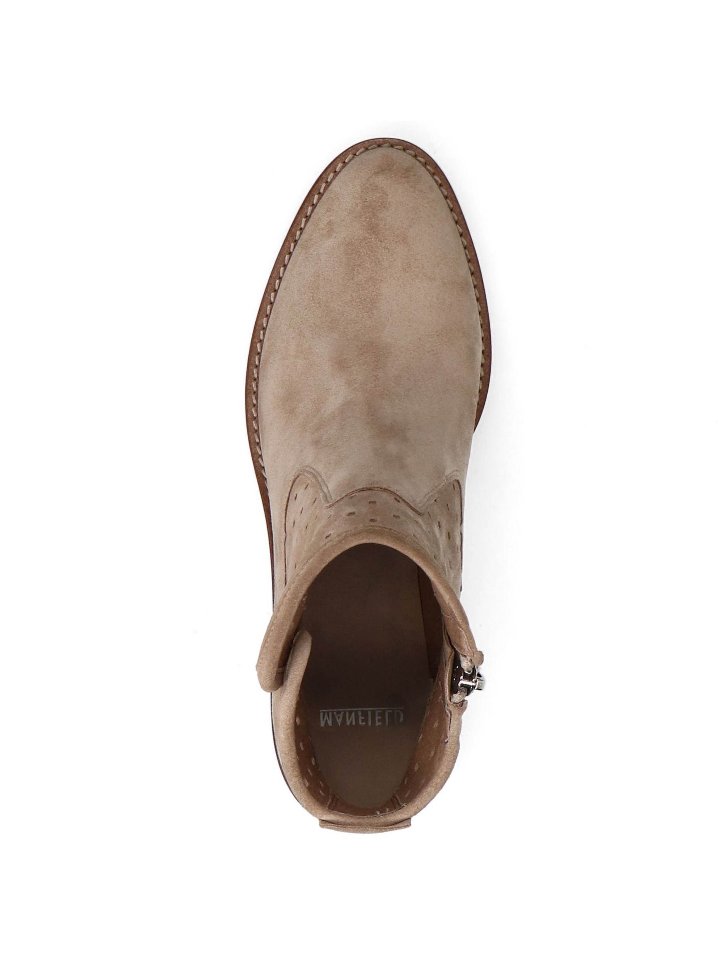 MANFIELD Stiefelette in Beige