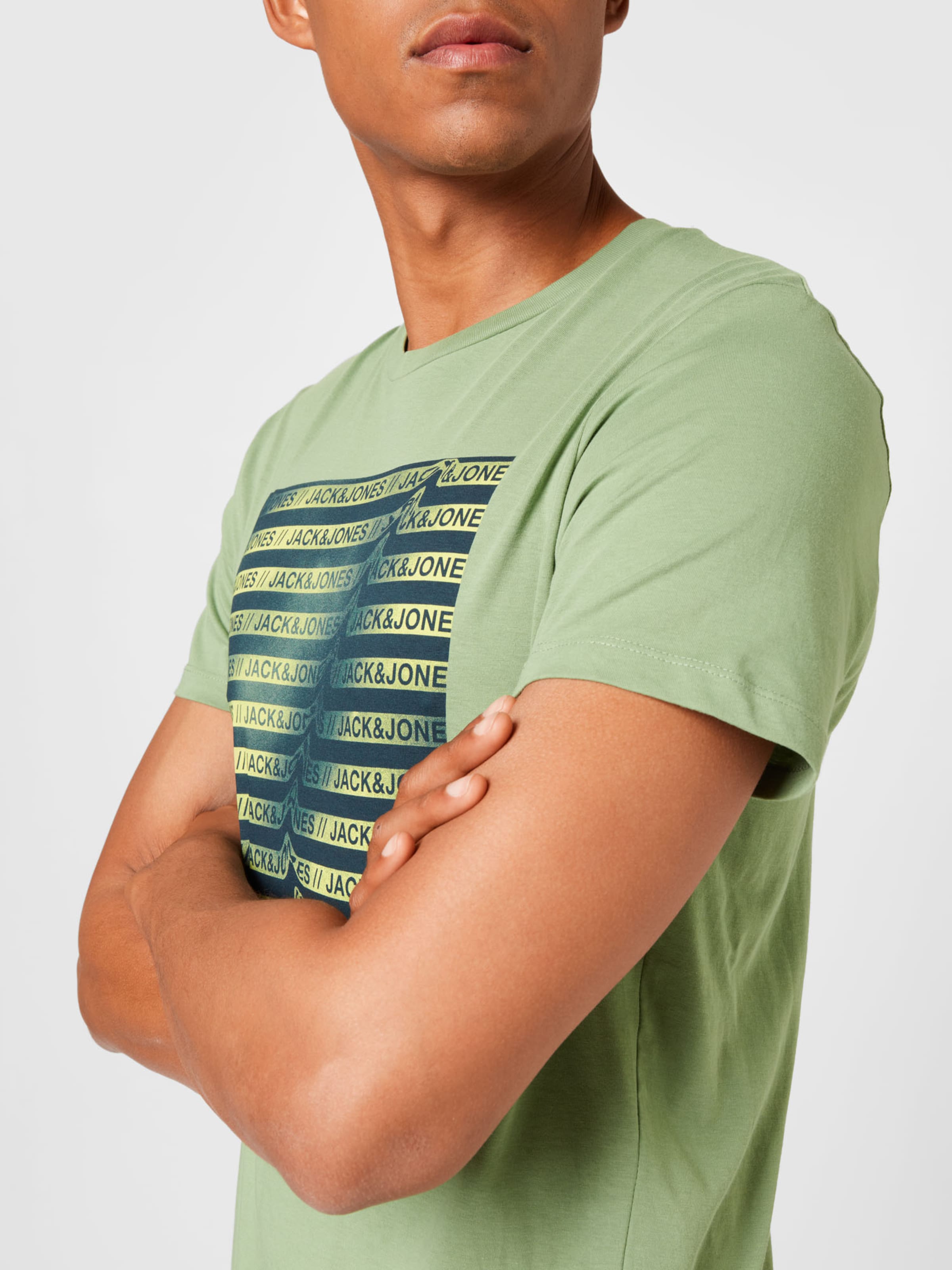 Männer Shirts JACK & JONES T-Shirt in Mint - FZ22681 Männer Shirts JACK & JONES T-Shirt in Mint - FZ22681