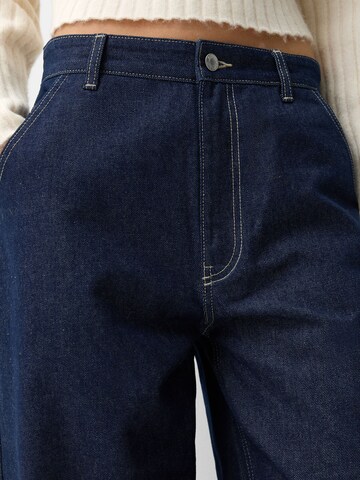 Wide leg Jeans di Bershka in blu