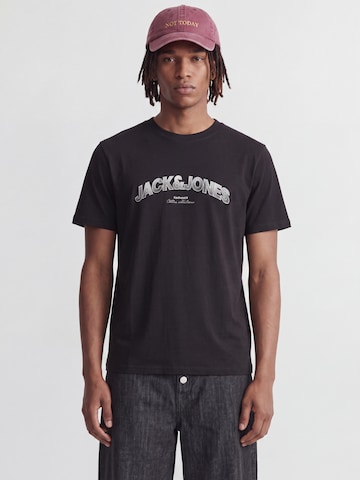 T-Shirt 'JJAVery' JACK & JONES en noir : devant