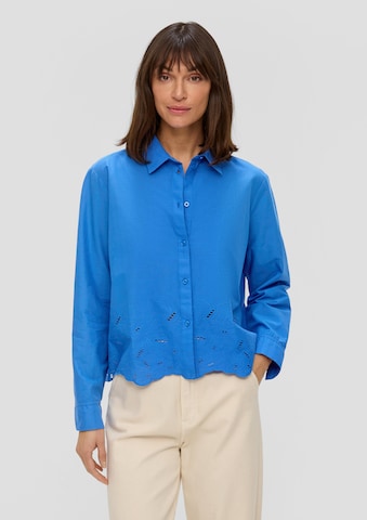 s.Oliver Blouse in Blauw: voorkant