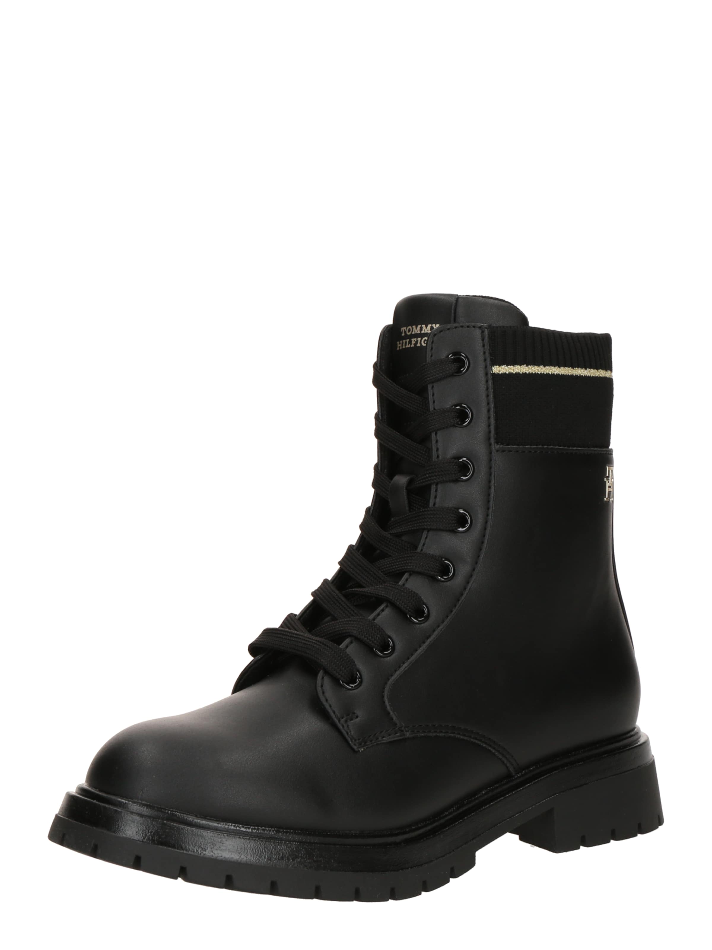 melns TOMMY HILFIGER Zābaki: no priekšpuses
