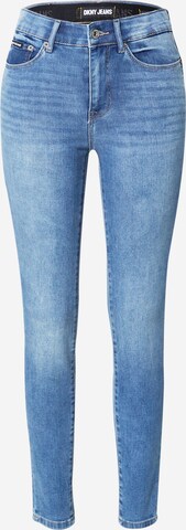 Skinny Jean 'BLEEKER' DKNY en bleu : devant