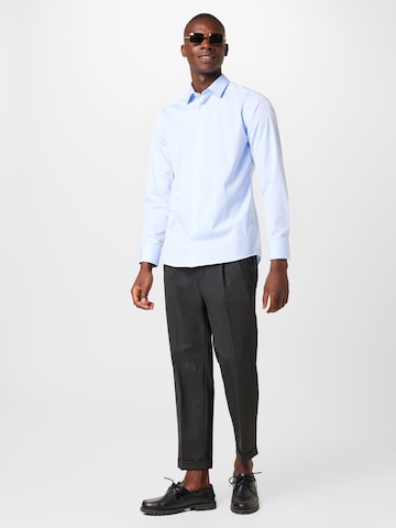 ETON - Ajuste regular Camisa de negocios en azul