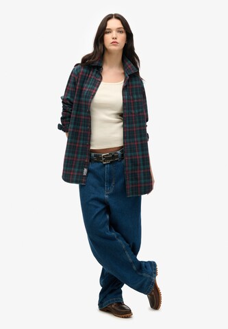 Superdry Regular fit Blouse in Groen