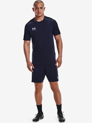 UNDER ARMOUR - Regular Calças de desporto 'Challenger' em azul