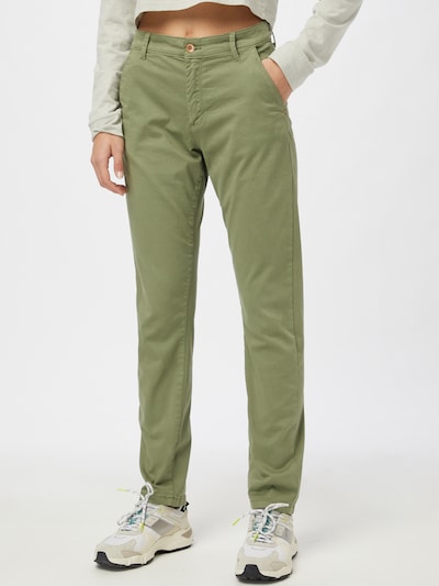 JDY Pantalon chino 'JDYDakota' en kaki, Vue avec modèle