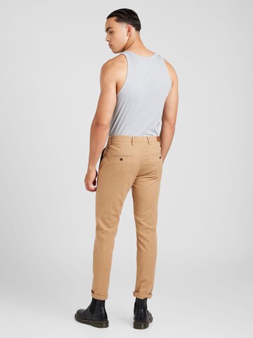JACK & JONES Slimfit Hose 'JPSTMarco JJFury' in Braun