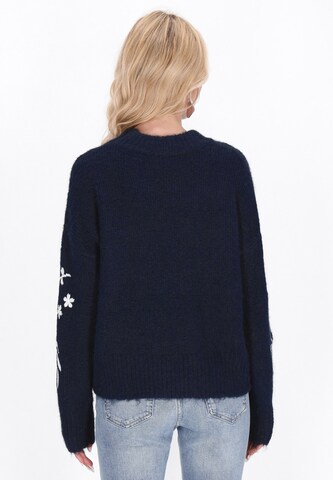 Pull-over IZIA en bleu