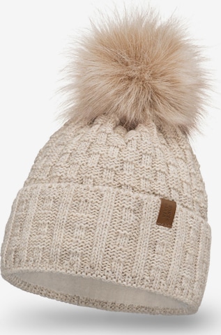 Vivisence Mütze '7015' in Beige: Vorderseite