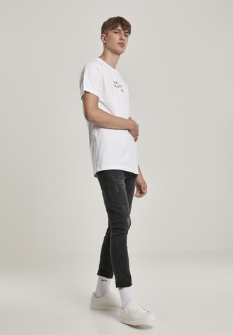 T-Shirt Mister Tee en blanc