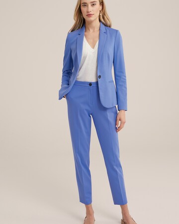 Slimfit Pantaloni con piega frontale di WE Fashion in blu