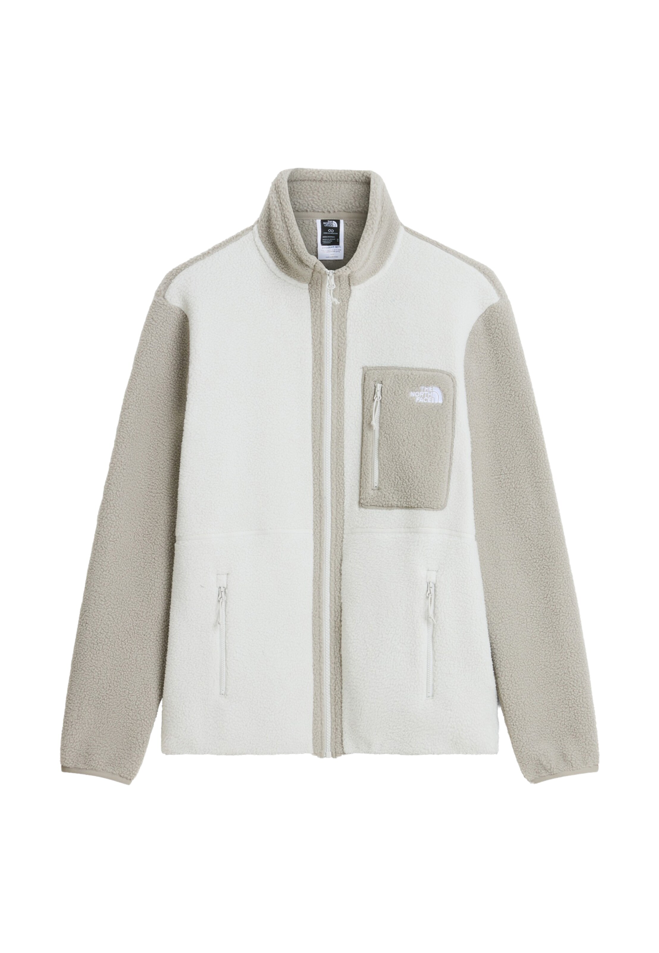 THE NORTH FACE Funkční fleecová mikina 'YUMIORI' – šedá: přední strana