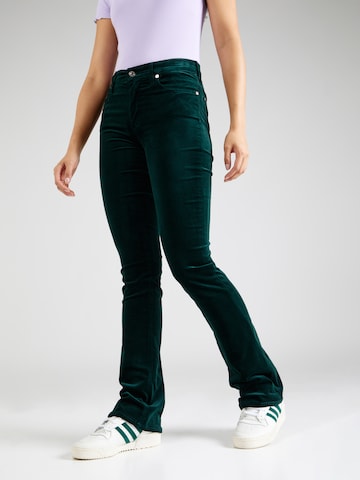 7 for all mankind Bootcut Broek in Groen: voorkant