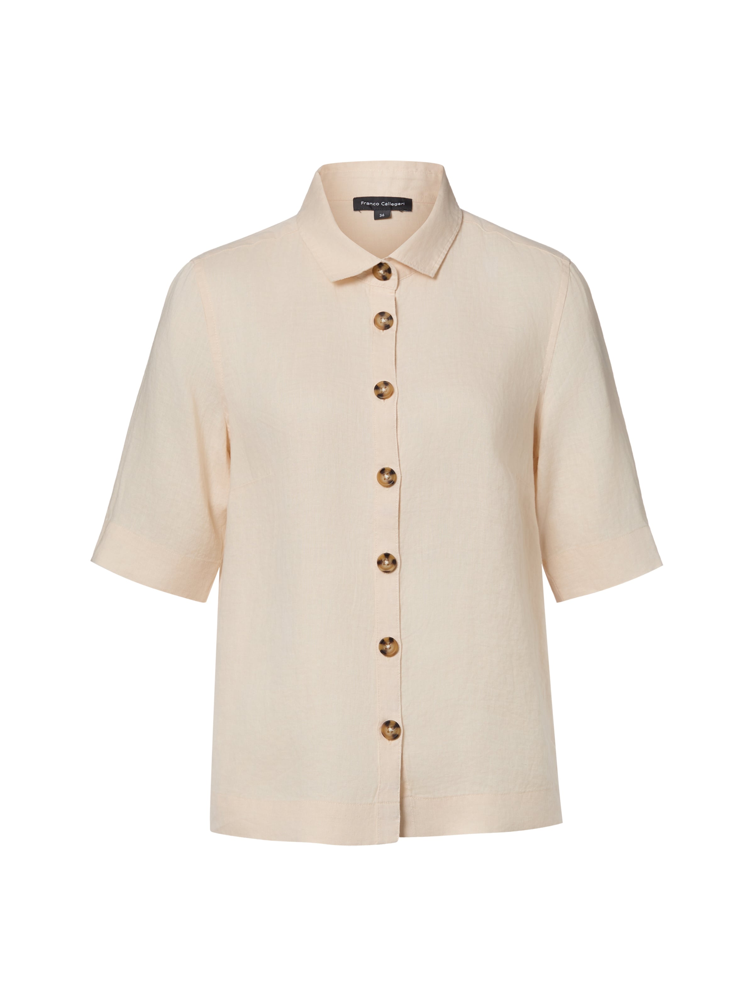 Franco Callegari Blouse in Beige: voorkant