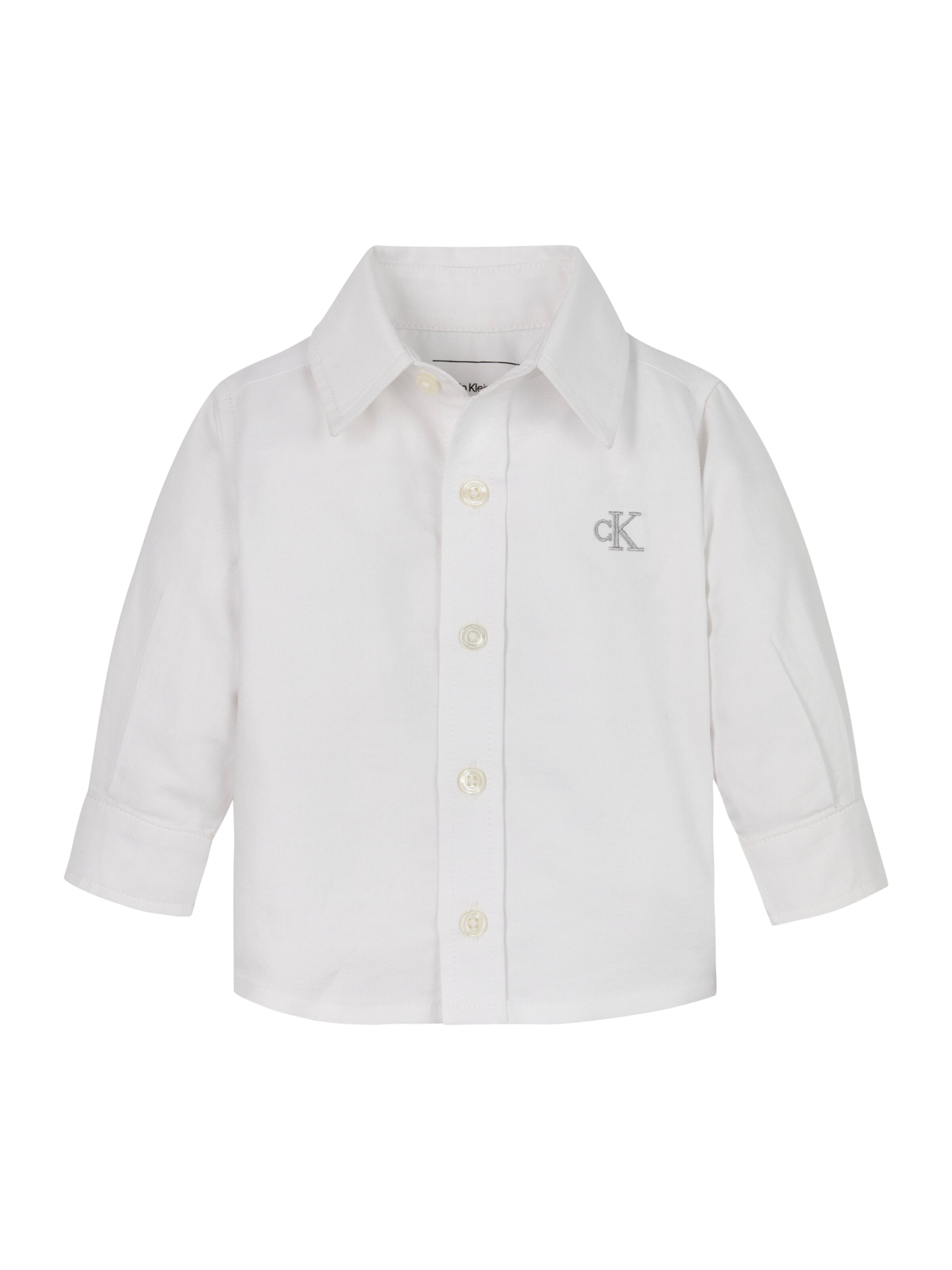 Calvin Klein Jeans Klasický střih Košile – bílá: přední strana